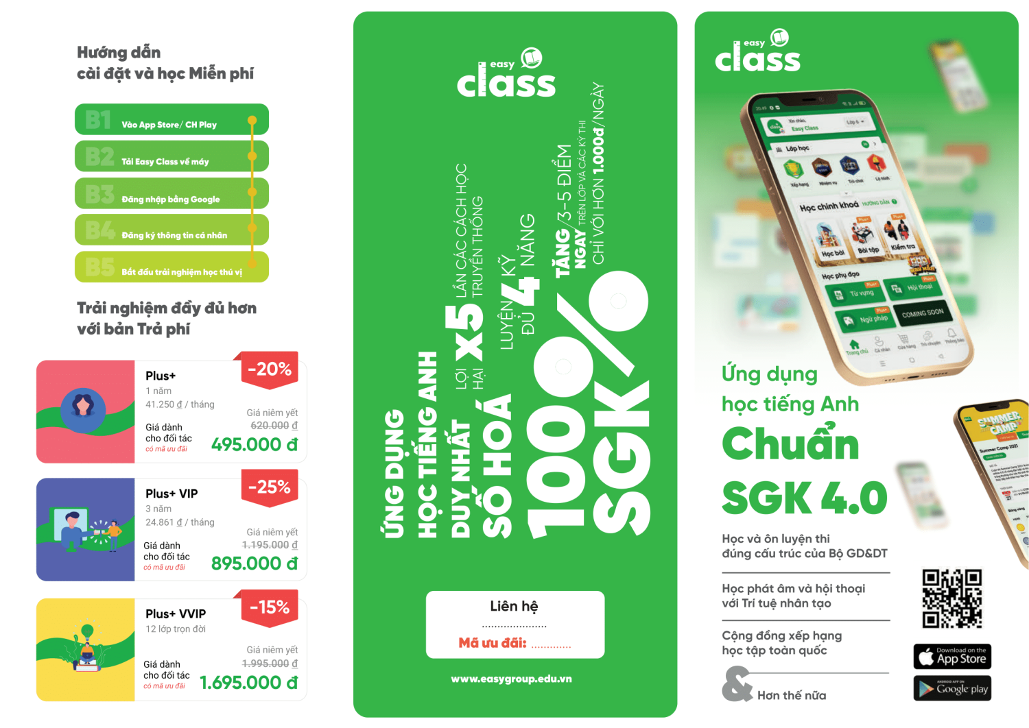 Easy Class Flyer A4 (2 sides) 2